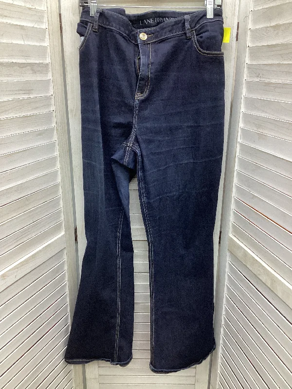 Jeans Boot Cut By Lane Bryant In Blue Denim, Size: 24