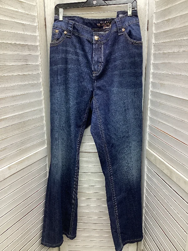 Jeans Boot Cut By Melissa Mccarthy In Blue Denim, Size: 24