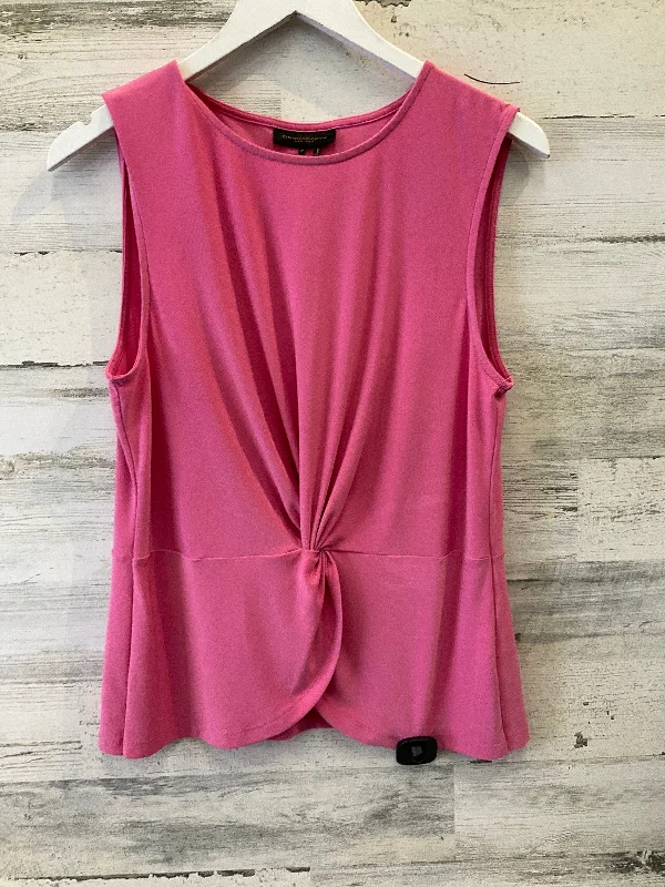 Pink Top Sleeveless Donna Karan, Size M