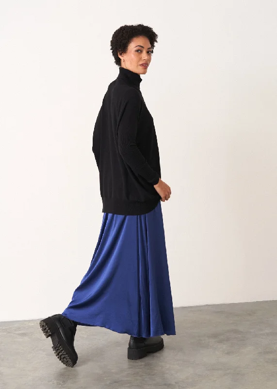 MARIE STRETCH SATIN SKIRT